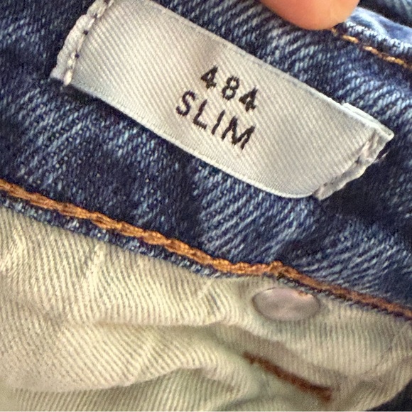 J. Crew selvedge 484 Slim fit jean Vintage Japanese stretch denim size 33 33X30 - Picture 8 of 17